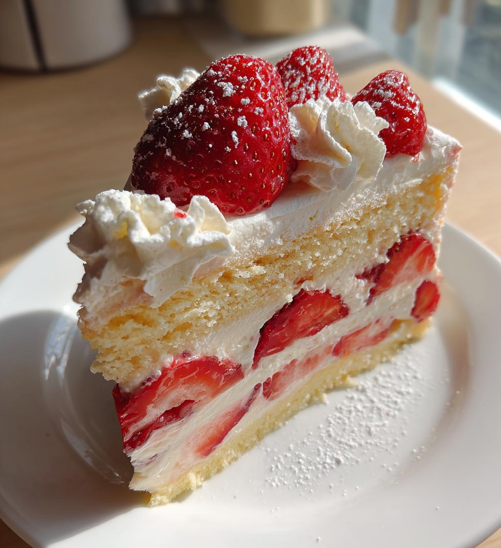 strawberry valentines cake
