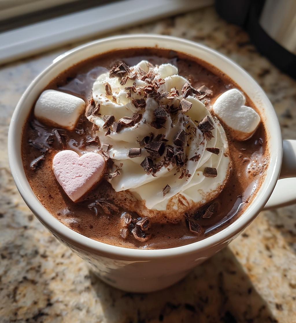 valentine hot chocolate bar