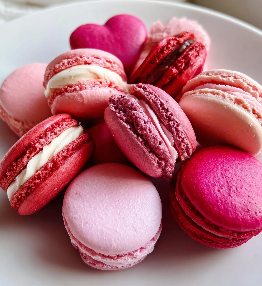 valentine macaron flavors