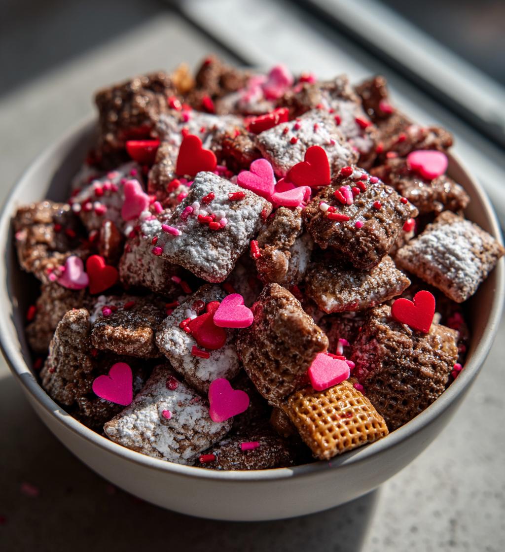 valentine muddy buddy recipe