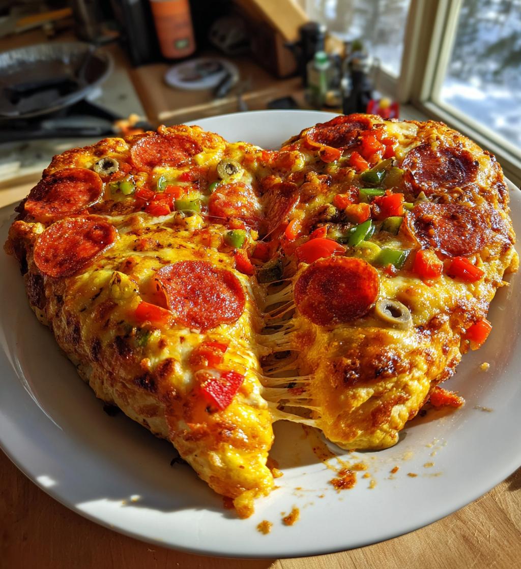 valentine pizza