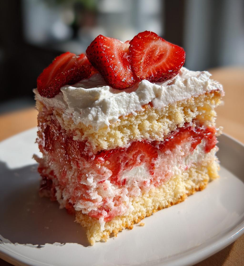 valentine poke cake