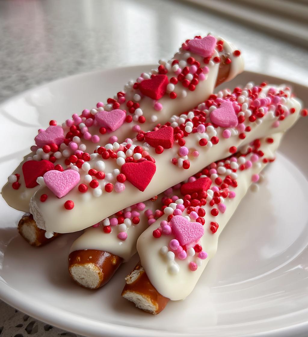 valentine pretzels