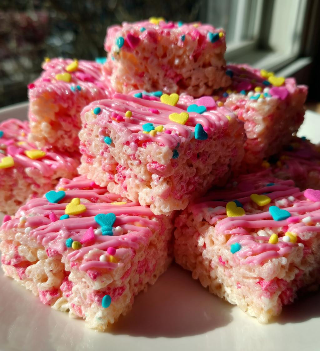 valentine rice krispie treats