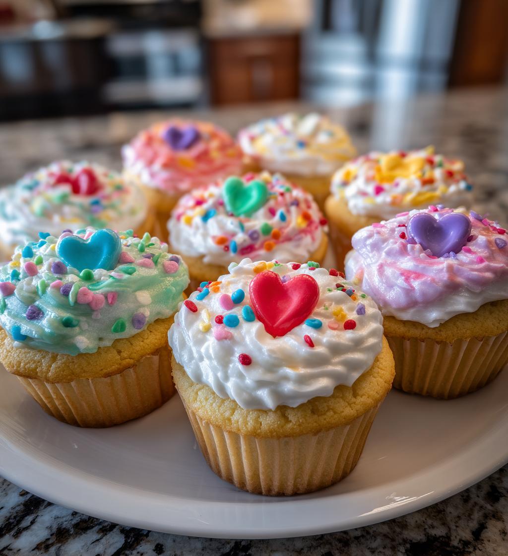 valentine ring cupcakes