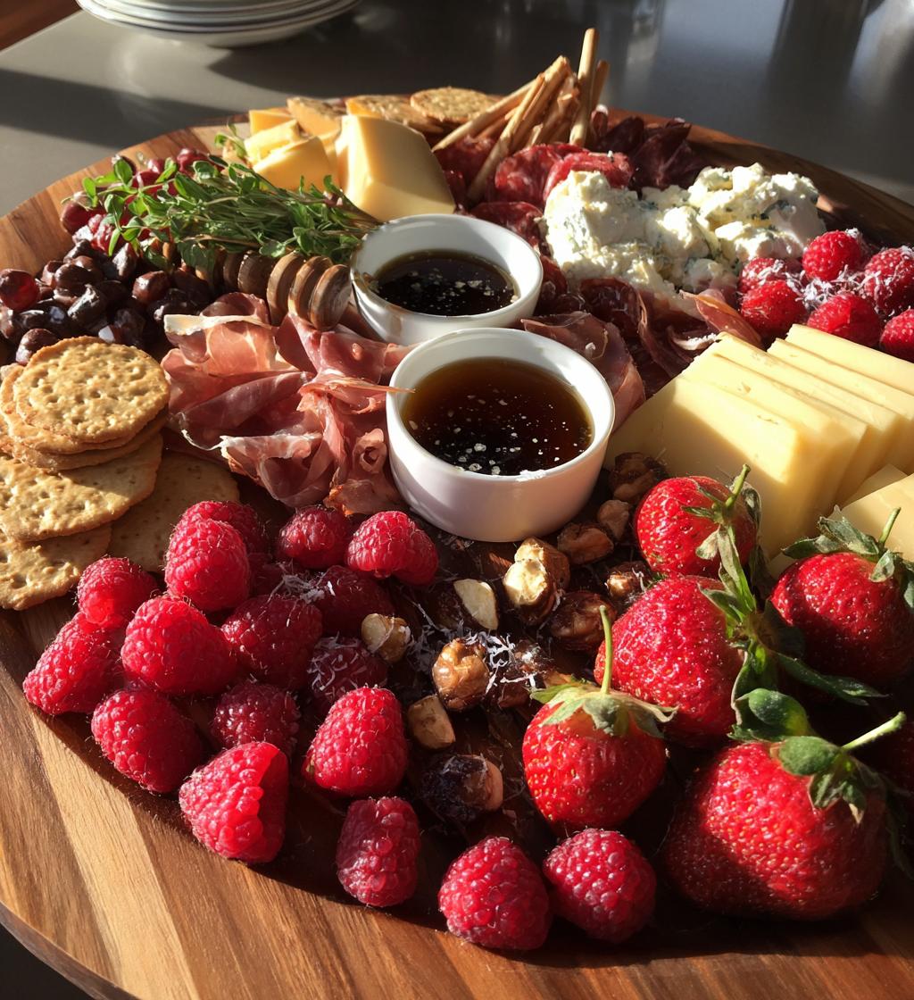 valentines brunch charcuterie board