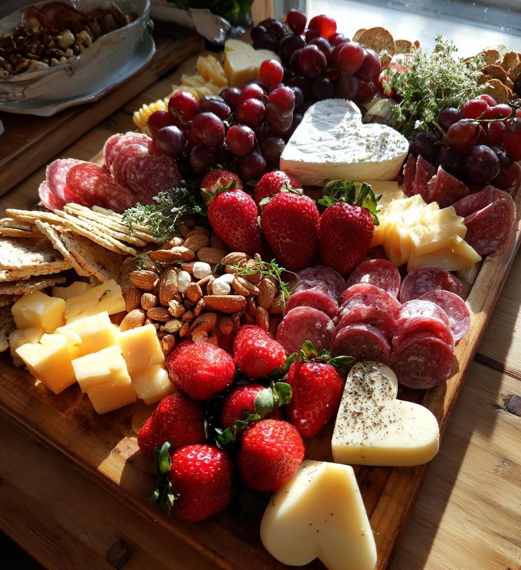 valentines charcuterie board ideas
