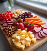 valentines charcuterie board kids