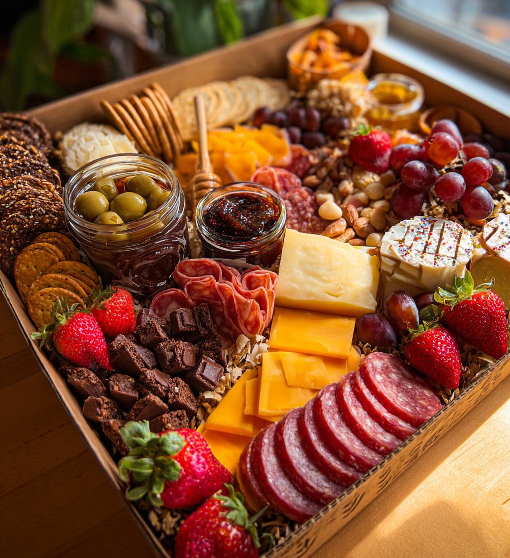 valentines charcuterie box ideas