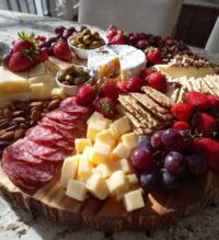 valentines cheese board