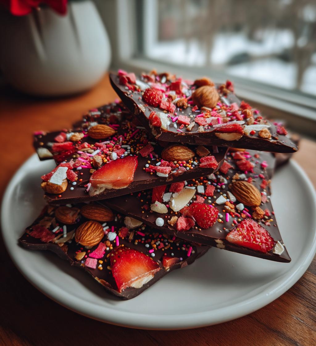 valentines chocolate bark ideas