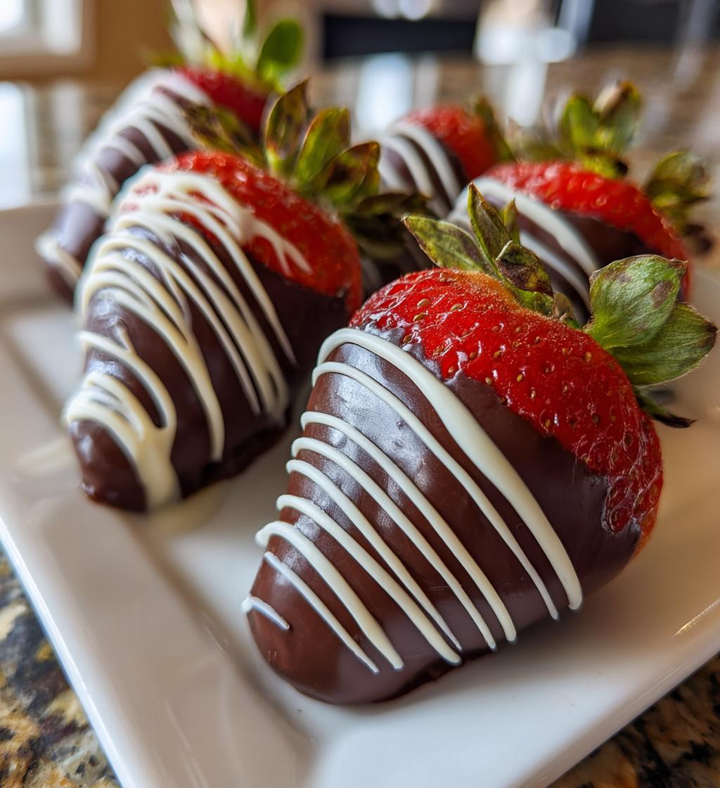 valentines covered strawberries