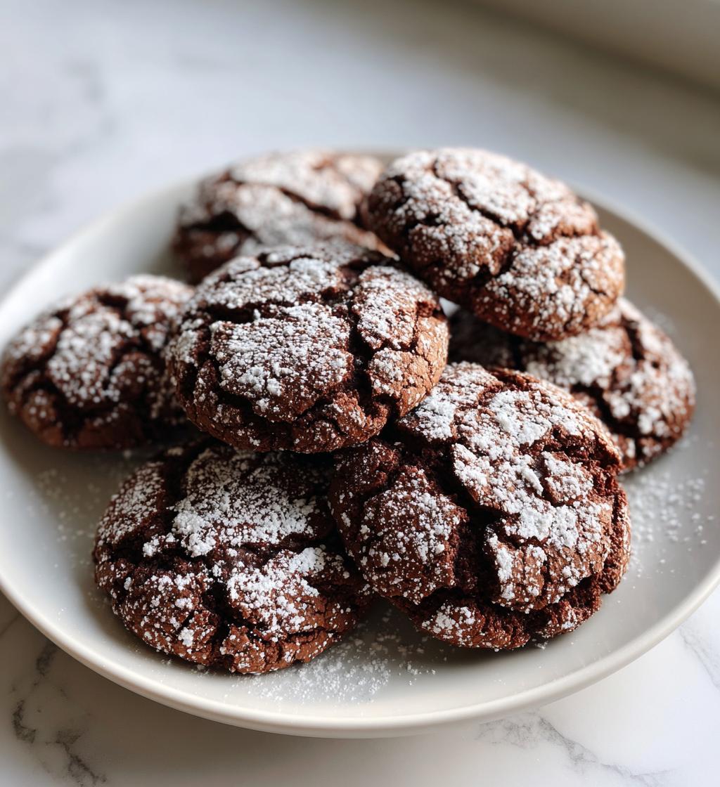 valentines crinkle cookies