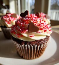 valentines cupcake design