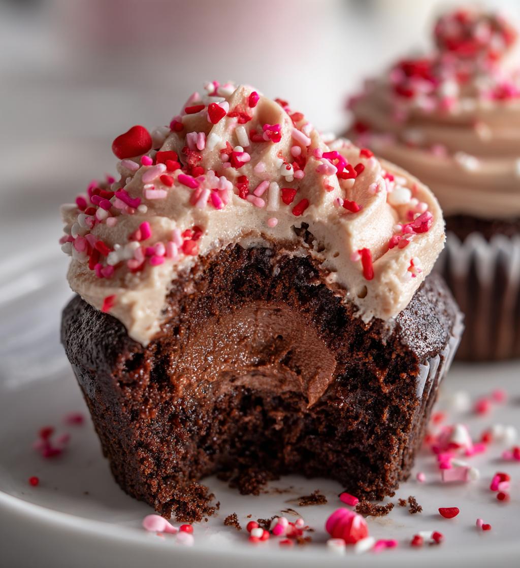 valentines cupcake