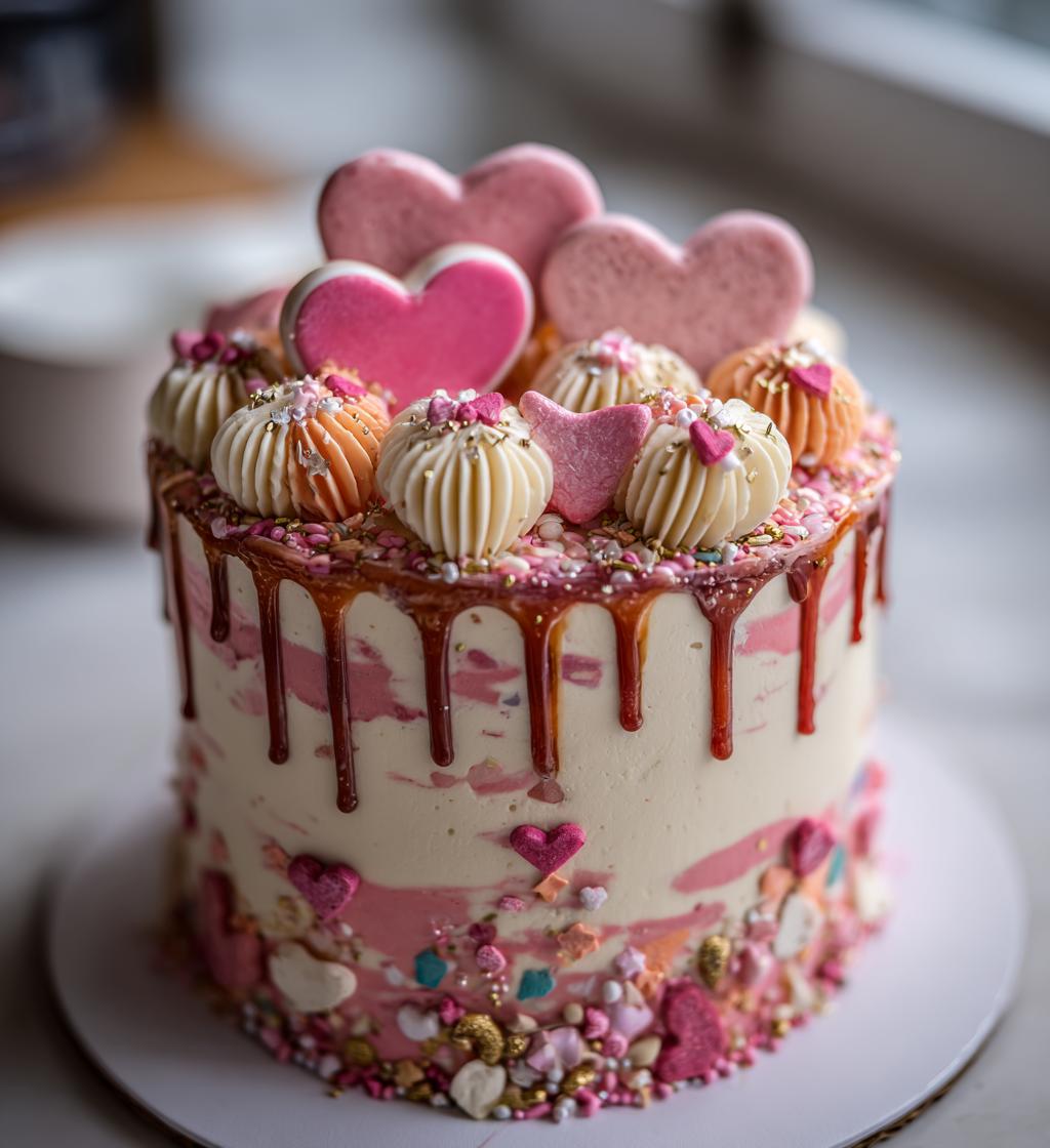valentines day cake topper