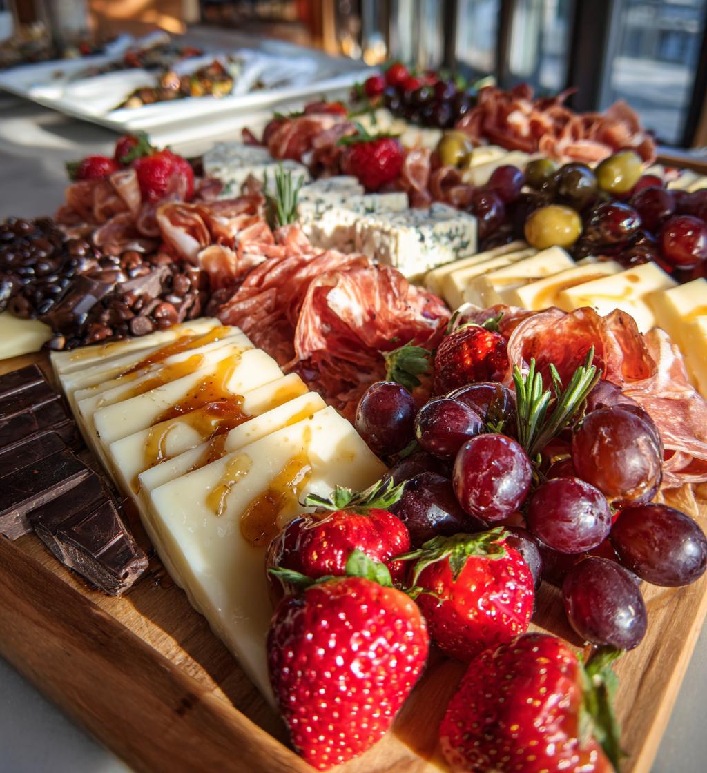 valentines day charcuterie board
