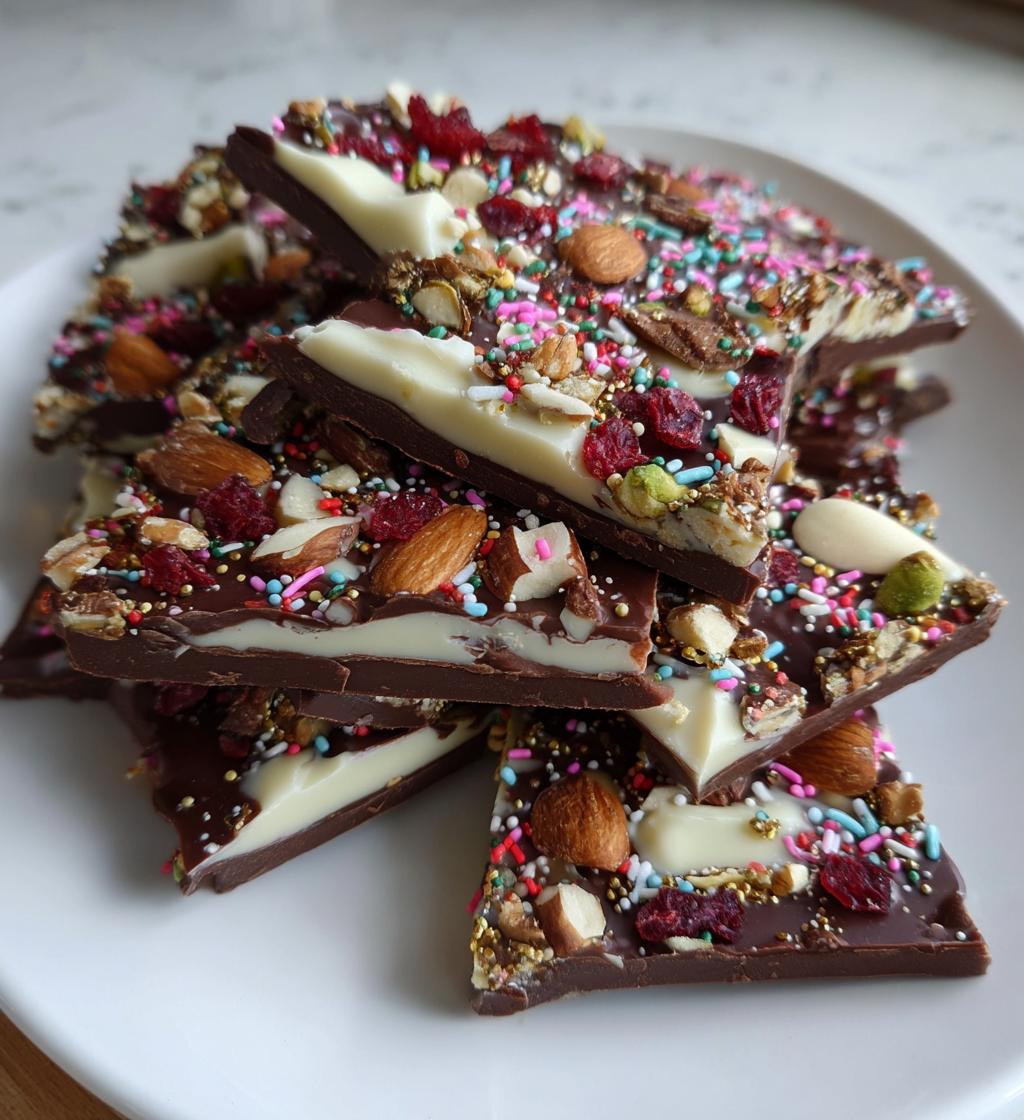 valentines day chocolate bark