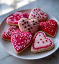 valentines day cookies aesthetic