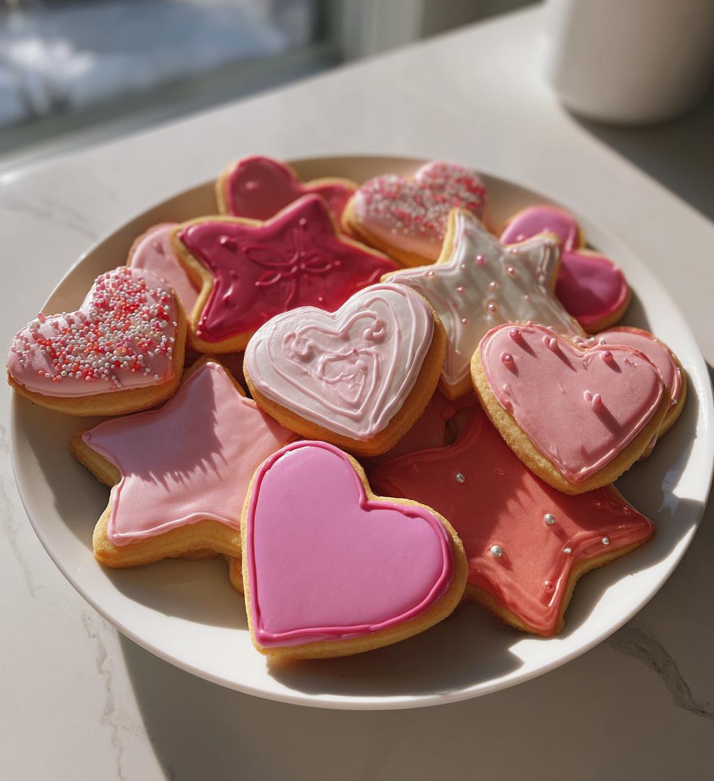 valentines day cookies royal icing