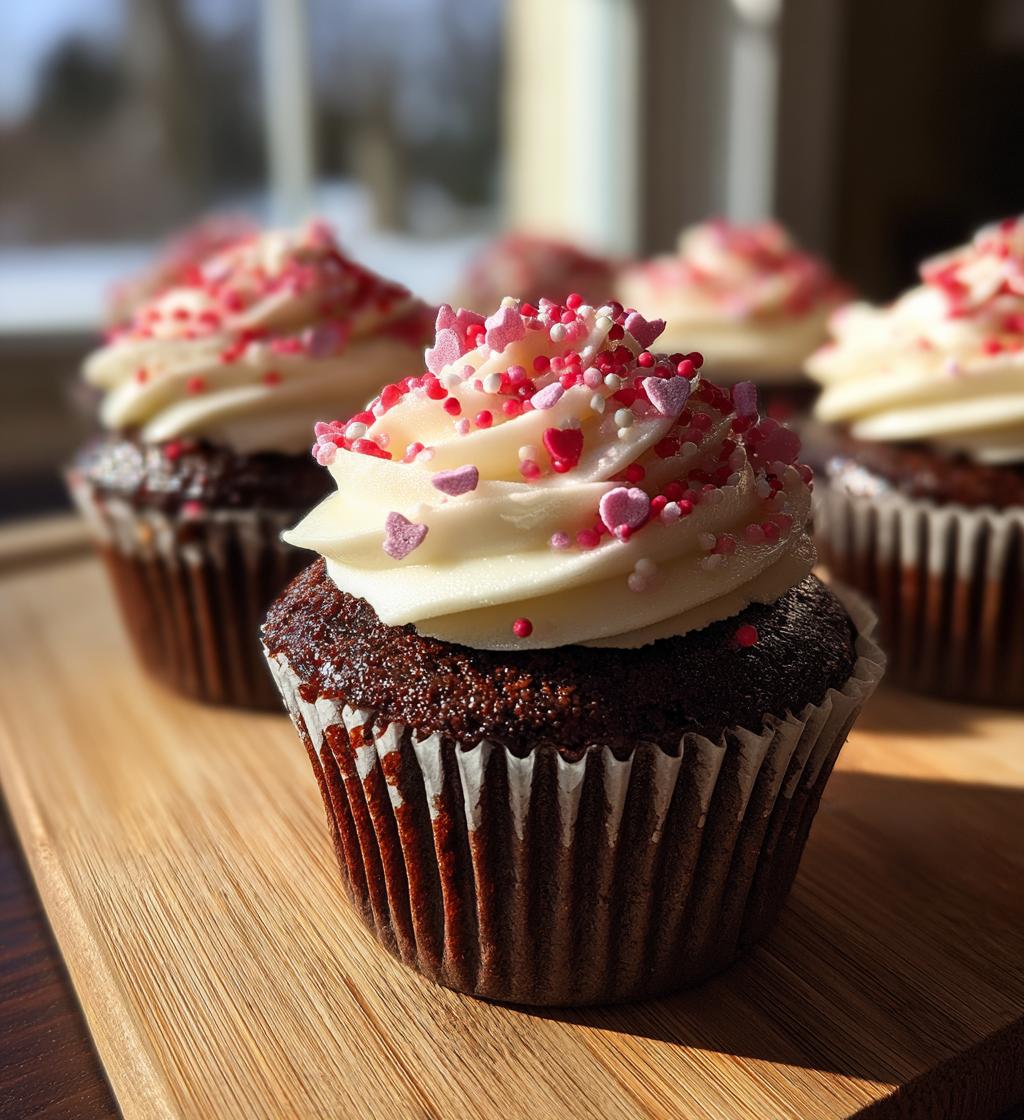 valentines day cupcakes aesthetic