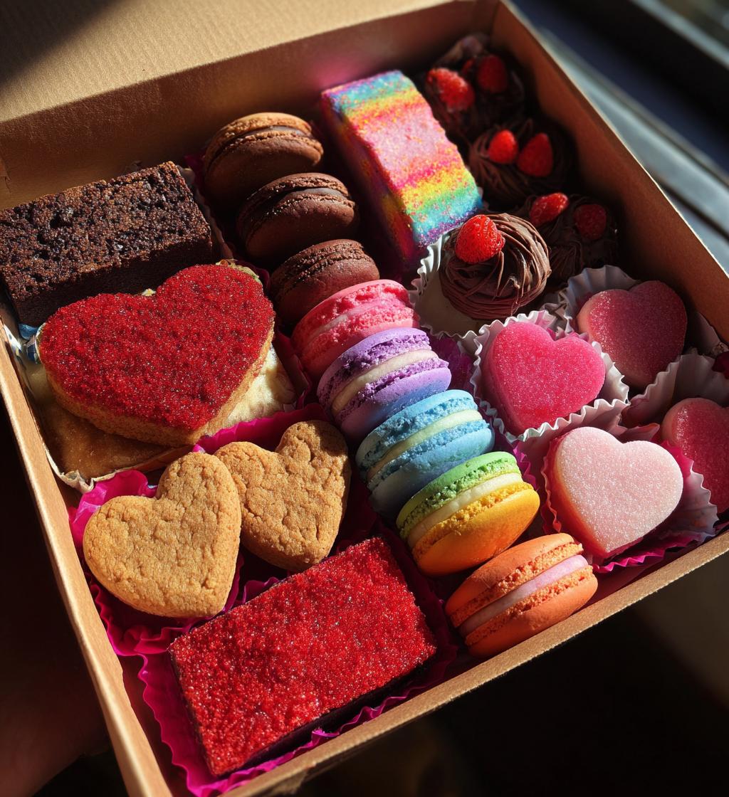 valentines day dessert gift box ideas