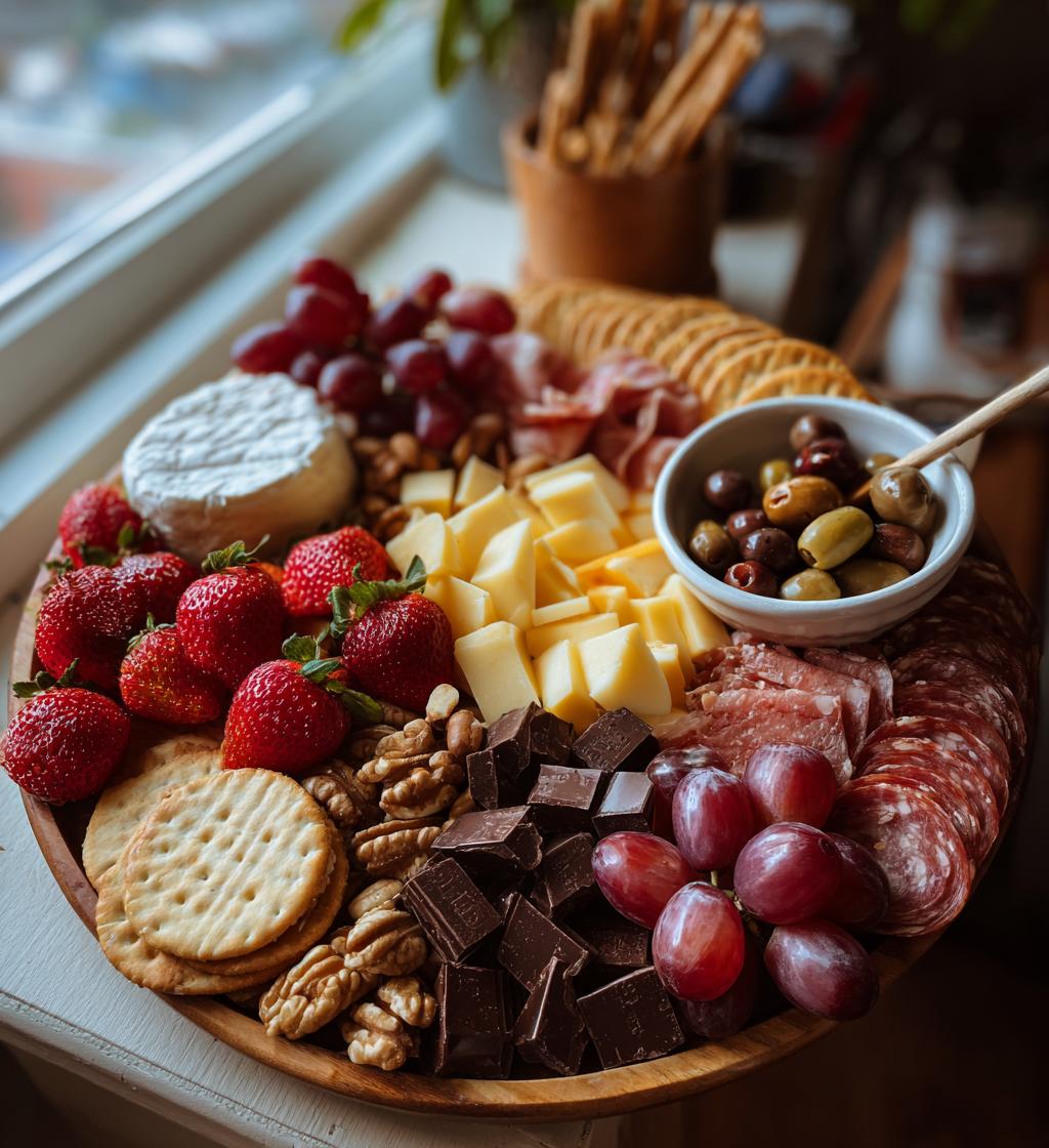 valentines day food board