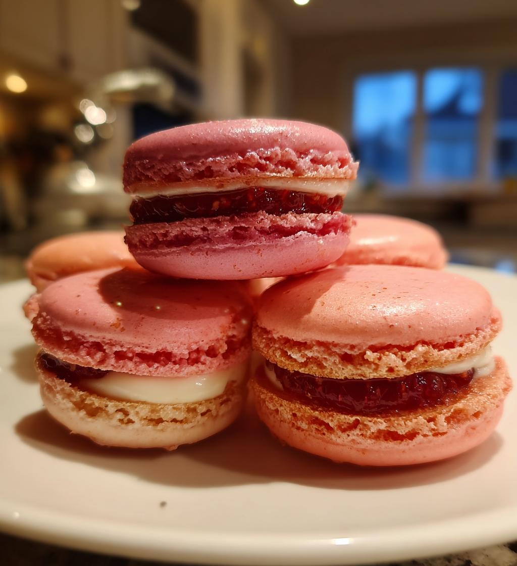 valentines day macarons