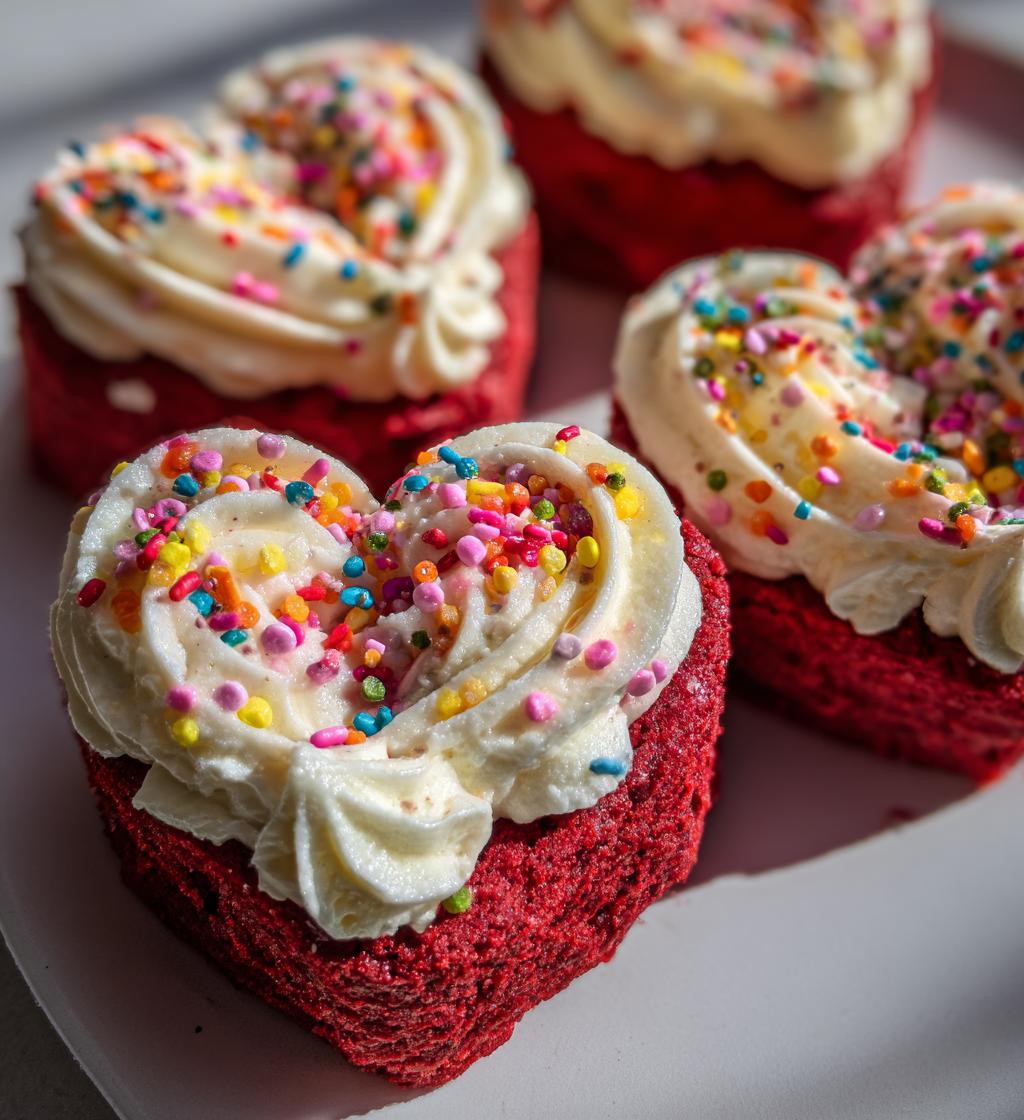 valentines day mini cakes