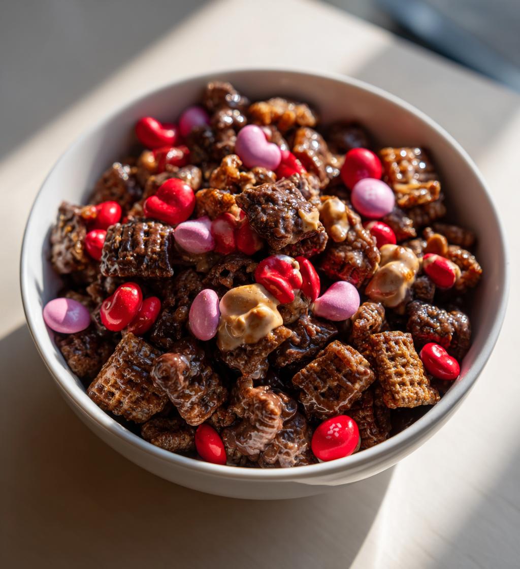 valentines day muddy buddies