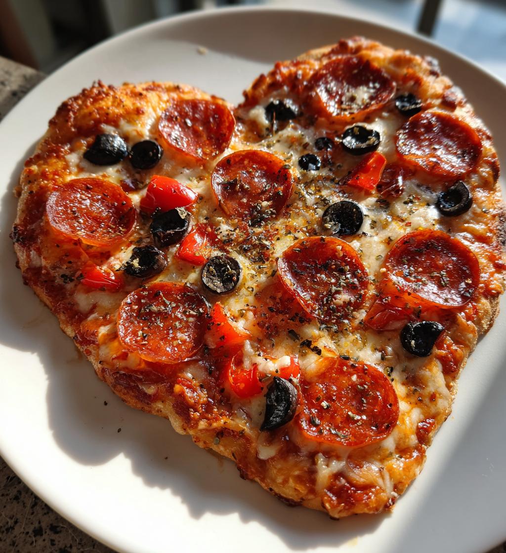 valentines day pizza