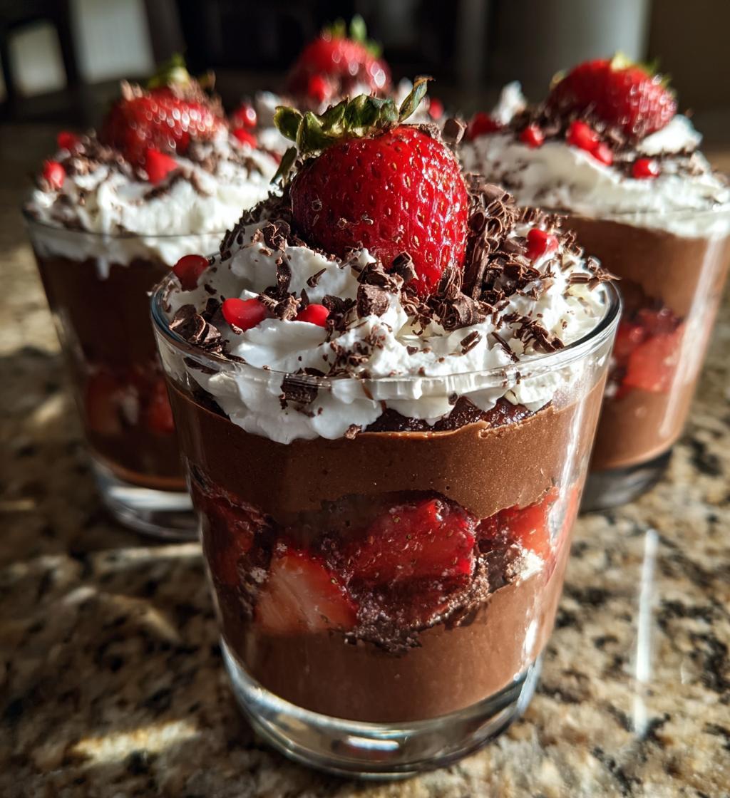 valentines day pudding cups