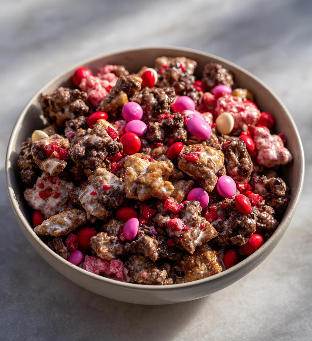 valentines day puppy chow