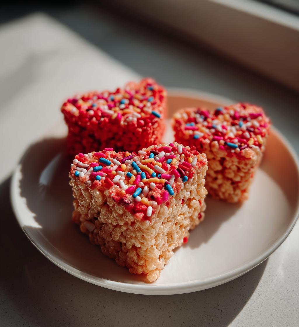 valentines day rice krispie treats