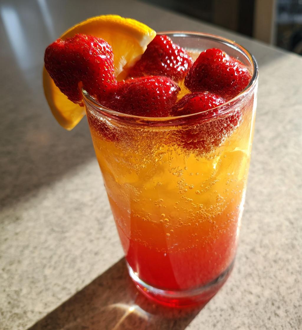 valentines drink garnish